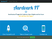 Tablet Screenshot of aardvarkit.co.uk